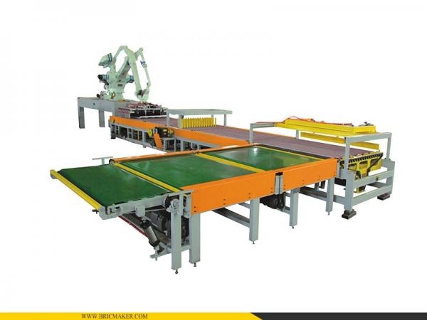 Green Brick Auto Turnover Group Stack Line Robot 450KG 500KG 700KG 800KG