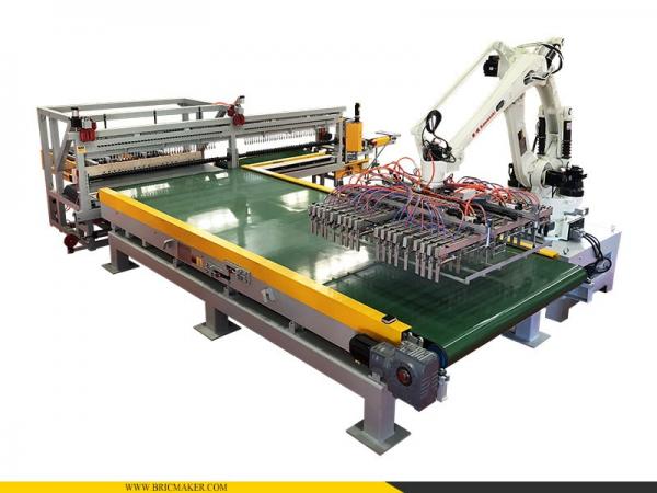 Servo Belt Single Robot Stacking System Brick Transport Stack Line